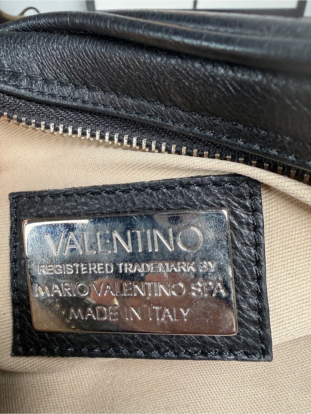 Valentino Mario Black Quilted Leather Crossbody Bag - Picture 6 of 7